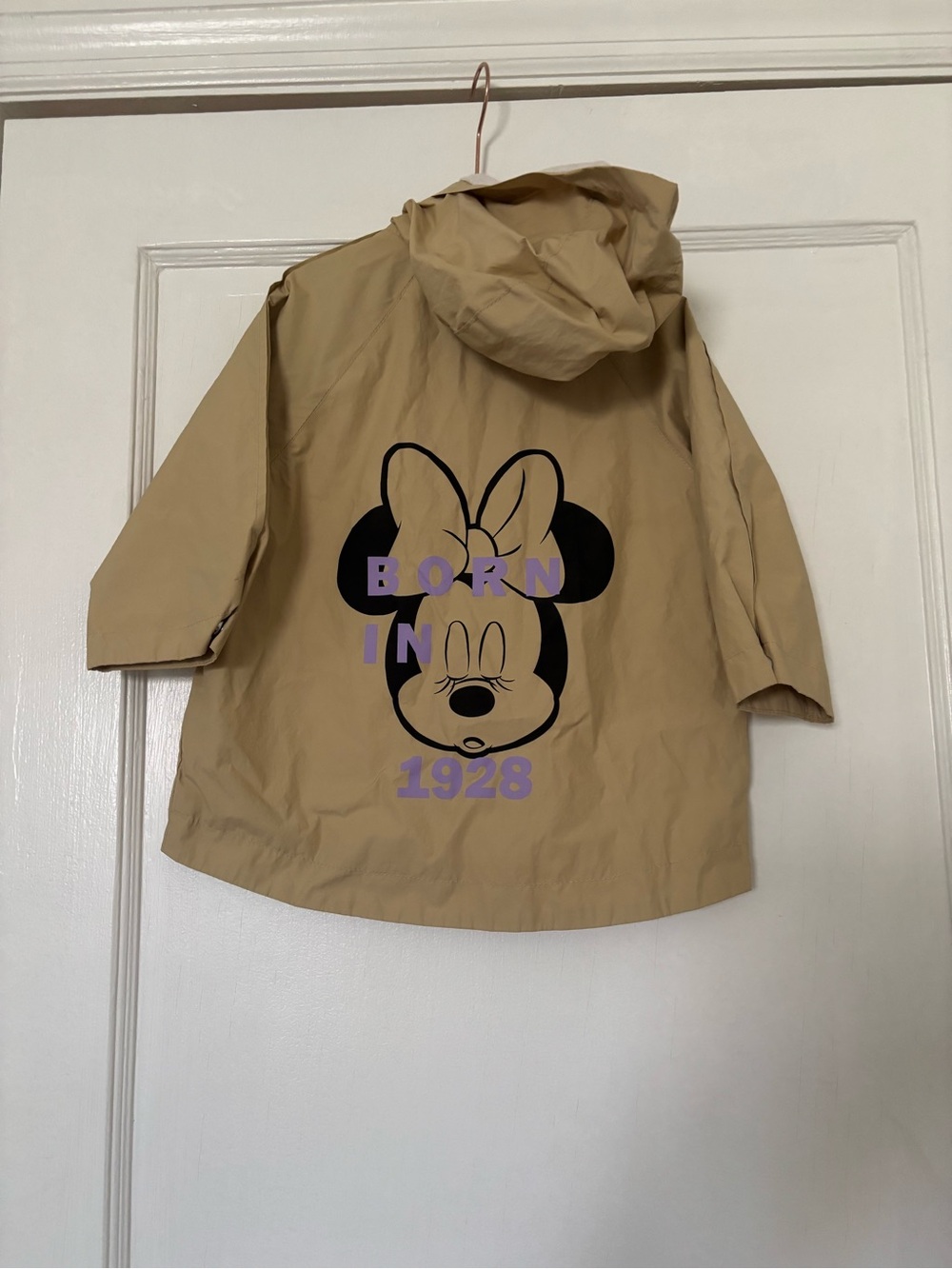 ZARA Disney Minnie Mouse Trench Raincoat